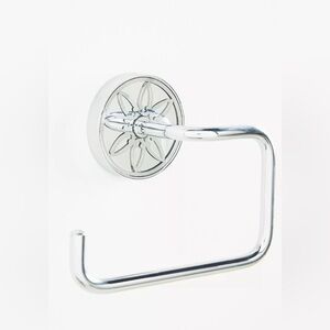 NEW Anthropologie Jardin Chrome Mirror Toilet Paper Holder
